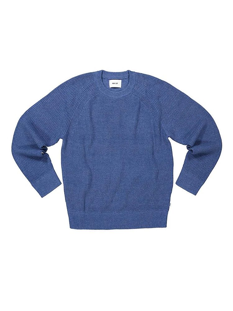 Jacobo Cotton Rib-Knit Sweater