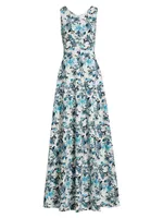 Cardi Printed Gown