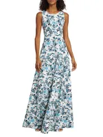 Cardi Printed Gown