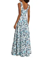 Cardi Printed Gown