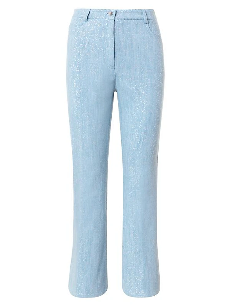 Sprinkle Cali Mid-Rise Cropped Bootcut Jeans