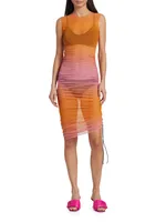 Heatwave Sheer Midi Knit Dress