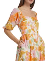 Manon Floral Cotton Maxi Dress