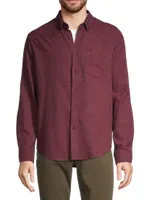 Runson Cotton-Blend Button-Down Shirt