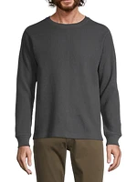 Wade Waffle-Knit Thermal Top