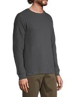 Wade Waffle-Knit Thermal Top