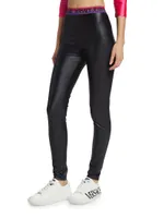 Logo Waist Leggings