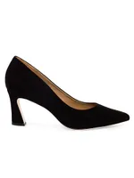 Faryn Suede Pointed Toe Pump