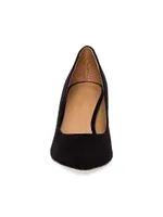 Faryn Suede Pointed Toe Pump