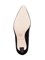 Faryn Suede Pointed Toe Pump