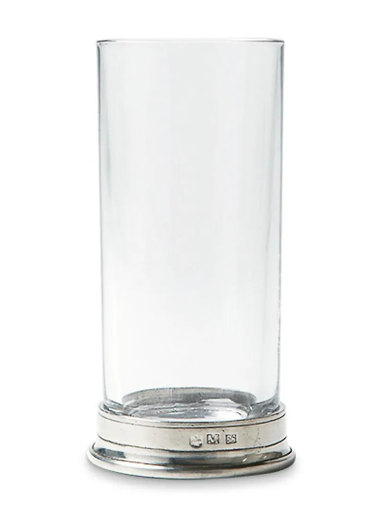 Crystal & Pewter Highball Glass