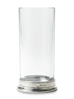 Crystal & Pewter Highball Glass