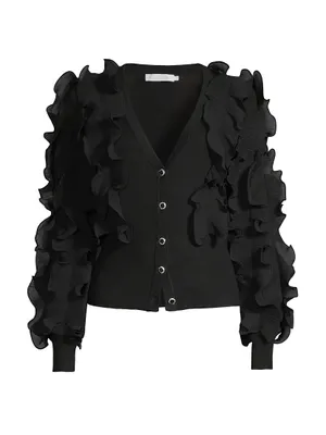 Ciline Ruffled Cardigan