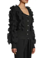 Ciline Ruffled Cardigan