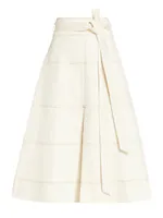 Hudson Belted Midi Skirt