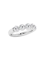 14K White Gold & 2 TCW Lab-Grown Diamond Ring