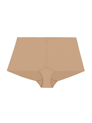 Raw-Edge Microfiber Boyshorts