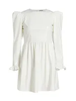 Puff-Sleeve Prairie Minidress