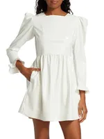 Puff-Sleeve Prairie Minidress