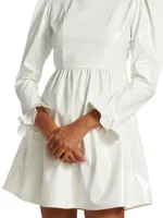 Puff-Sleeve Prairie Minidress