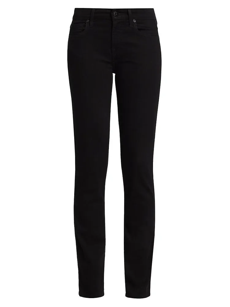 Kimmie Mid-Rise Straight-Leg Jeans