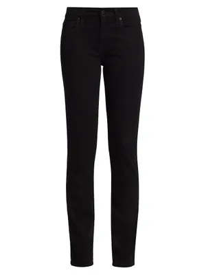 Kimmie Mid-Rise Straight-Leg Jeans