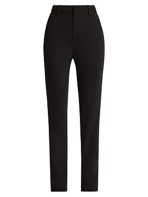 Kerry Crepe Straight-Leg Pants