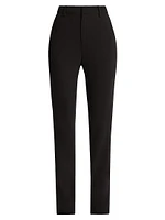 Kerry Crepe Straight-Leg Pants