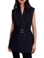 Sleeveless Suit Jacket