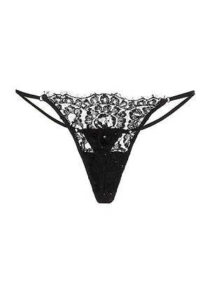 Beaded Lace G-String