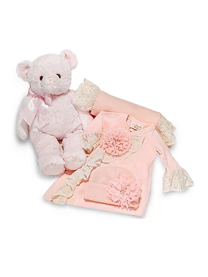 Baby Girl's Chic Petite 4-Piece Gift Set