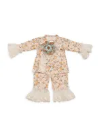 Baby Girl's Ava's Garden 2-Piece Set