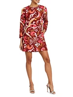 Katalin Paisley Minidress