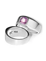 Essentials Amethyst Signet Ring