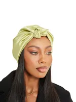 Satin Volume Knot Turban