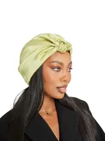 Satin Volume Knot Turban