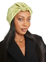 Satin Volume Knot Turban