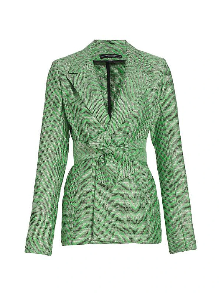 The Garden Party Tiger-Jacquard Jacket