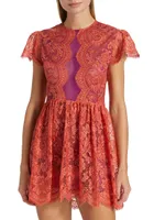 The Garden Party Lace Minidress