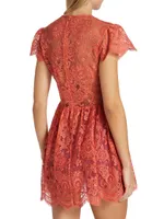 The Garden Party Lace Minidress