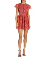 The Garden Party Lace Minidress