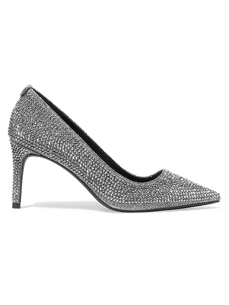 Alina Flex 75MM Crystal-Embellished Pumps