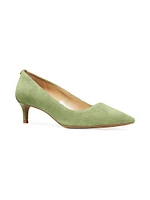 Alina Suede Kitten-Heel Pumps