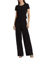 Irina Ponte Wide-Leg Pants