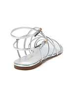 Naomi Mirrored Strappy Sandals