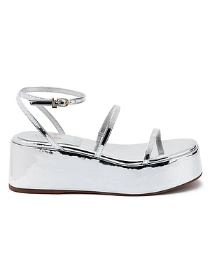 Gio Mirrored Flatform Sandals