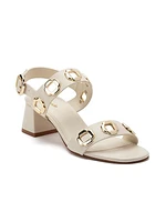 Milan 45MM Leather Block-Heel Sandals