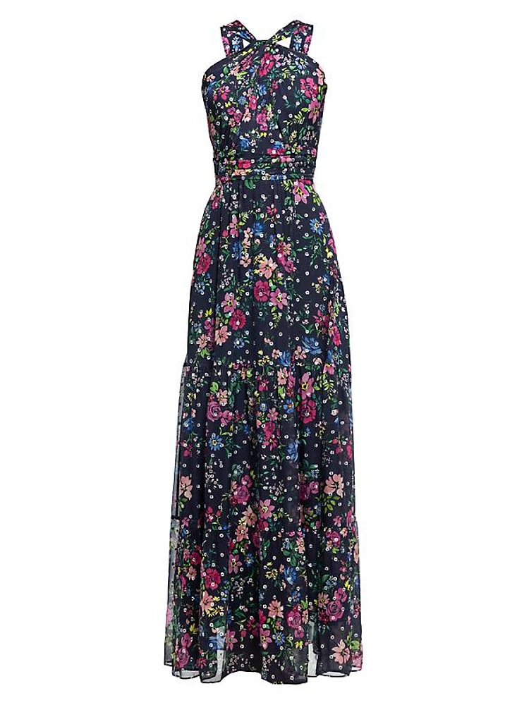 Nelle Floral Tiered Maxi Dress