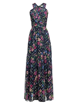 Nelle Floral Tiered Maxi Dress