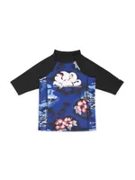 Baby Boy's,Little Boy's & Three-Quarter-Sleeve Rash Guard Top